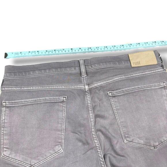 Paige Jeans Mens W33 Lennox Shade Gray Slim Straight Stretch Preppy Denim Casual - Picture 9 of 10